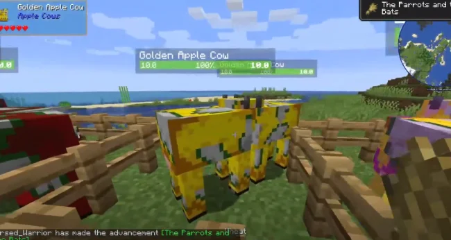 Золотые коровы из мода Apple Cows