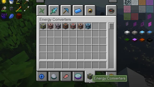 Все предметы из мода Energy Converters