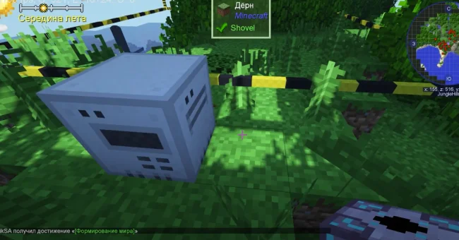 Процесс постройки механизма с модом Energy Converters