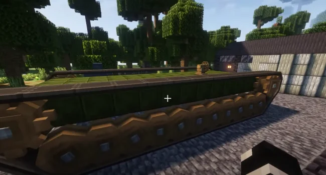 Ходовая танка из мода Create Tank Defenses