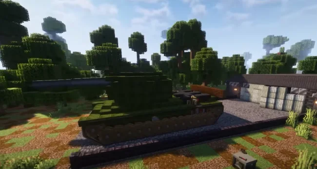 Танк из мода Create Tank Defenses