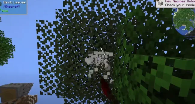 Процесс рубки топором из мода Lumbers Axe