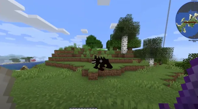 Появление волка-мутанта из мода Mutant Wolf