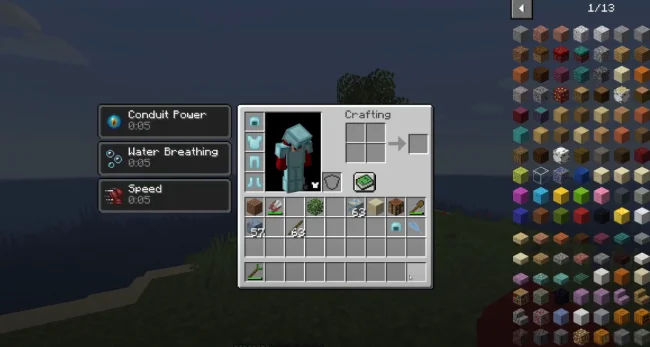 Новая броня из руды из мода Ocean Recovery