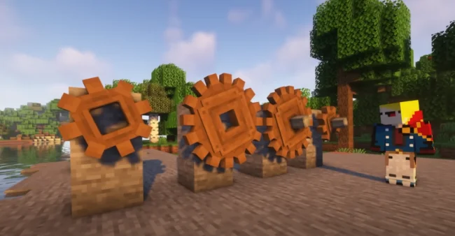 Пример механизмов из мода Petrols Parts