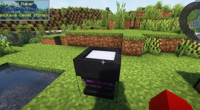 Процесс магии из мода Shady Alchemist