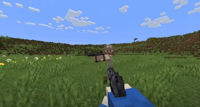 Новый моб с винтовкой из мода TACZ Npcs