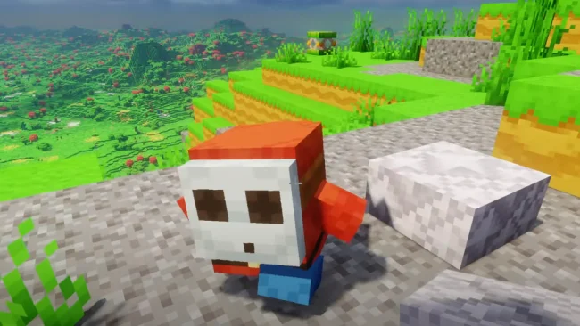 Новый моб из мода Super Block World