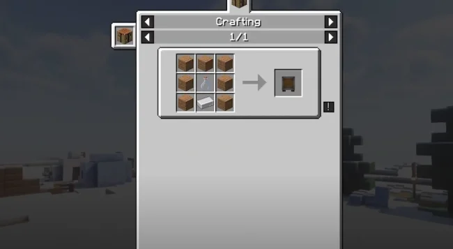 Крафт на предмет из мода Village Taverns