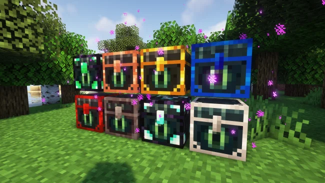 Мод на блоки для Майнкрафт 1.21.1 / 1.20.6 (Iron Ender Chests)
