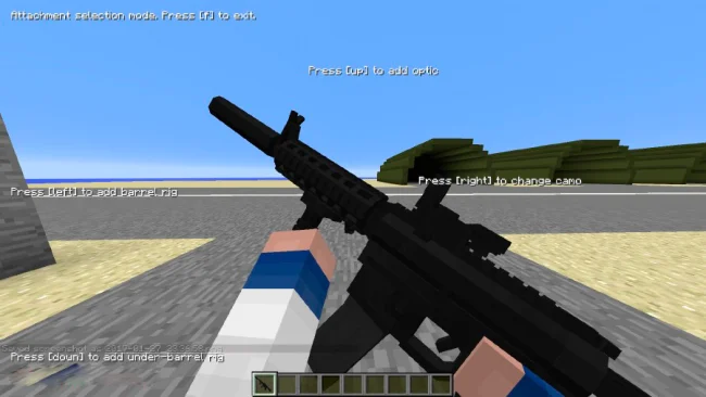 Мод на оружия для Майнкрафт 1.20.1 / 1.19.4 (Grenade Launcher)