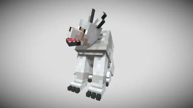 Мод на мобов для Майнкрафт 1.20.1 / 1.19.4 (Mutant Wolf)