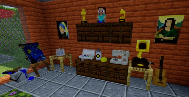 Мод на декор для Майнкрафт 1.21.1 / 1.20.1 (MOA DECOR ART)