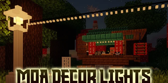 Мод на освещение для Майнкрафт 1.20.1 / 1.19.4 (MOA DECOR LIGHTS)