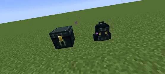 Рюкзак и сундук из мода EnderPack