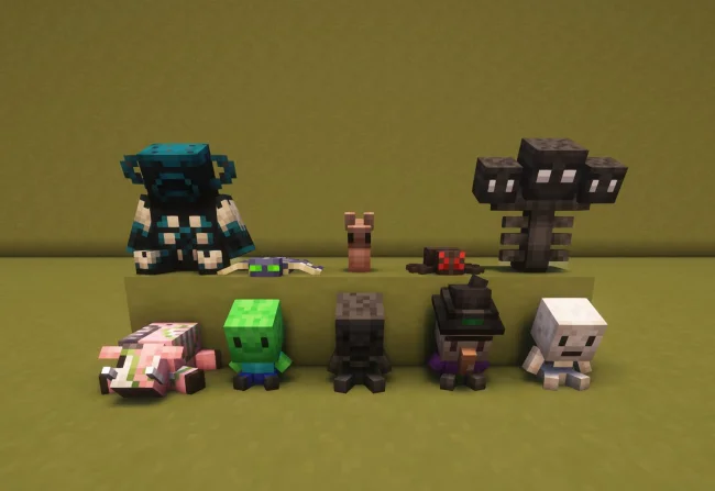 Мод на декор для Майнкрафт 1.21.1 / 1.20.1 (Plushie Buddies)