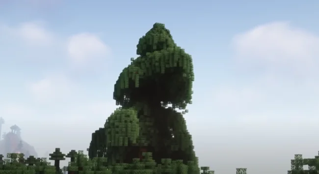 Огромный дуб из мода Tax Tree Giant