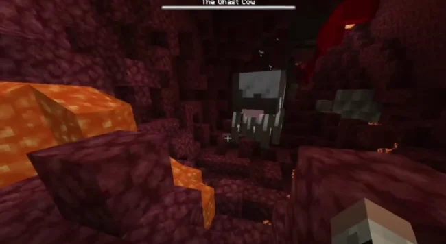 Новый моб из мода The Ghast Cow