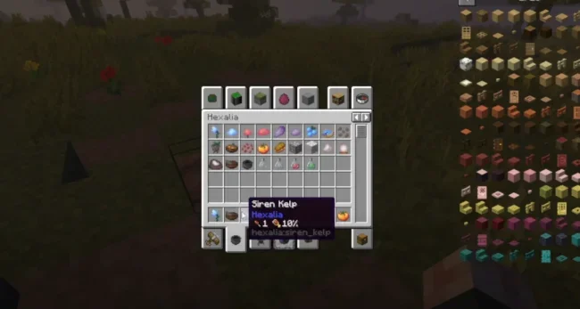 Предметы из мода Hexalia