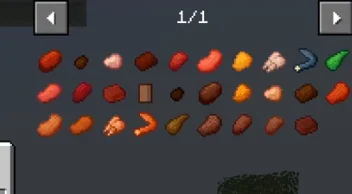 Все виды мяса из мода Drop the Meat
