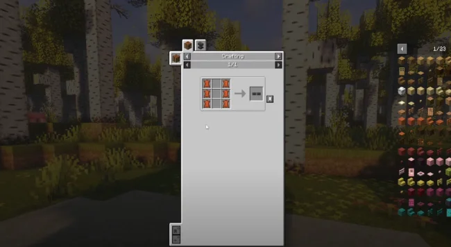 Крафт на предмет из мода LesRaisins Armor