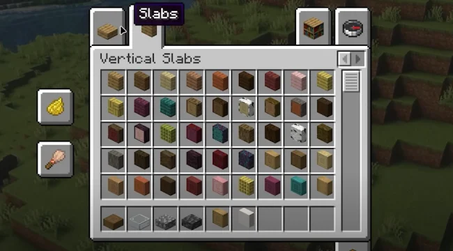 Все вертикальные блоки из мода New Slab Variants