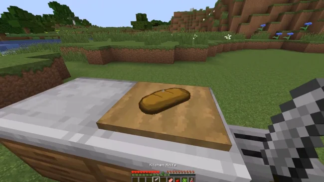 Процесс нарезки хлеба с модом Some Assembly Required