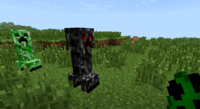 Новый черный криппер из мода Special Mobs