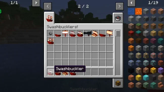 Все предметы из мода Swashbucklers