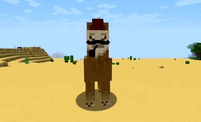 Лама с трубкой из мода Better Than Llamas