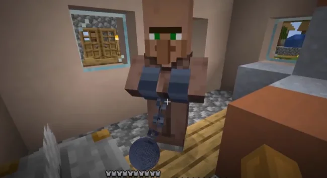 Мирный житель в наручниках из мода Cuffed