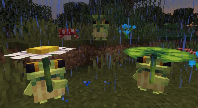 Мод на мобов для Майнкрафт 1.20.1 (Useful Ribbits)