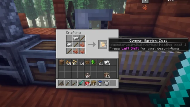 Крафт на предмет из мода Legendary Survival Overhaul