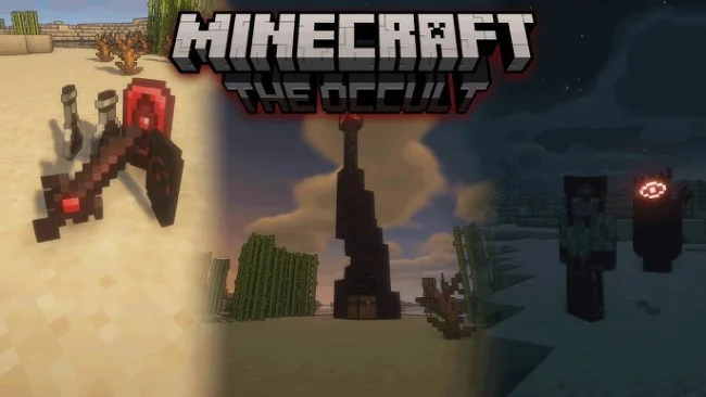 Мод на постройки для Майнкрафт 1.21.1 / 1.20.1 (The Occult)