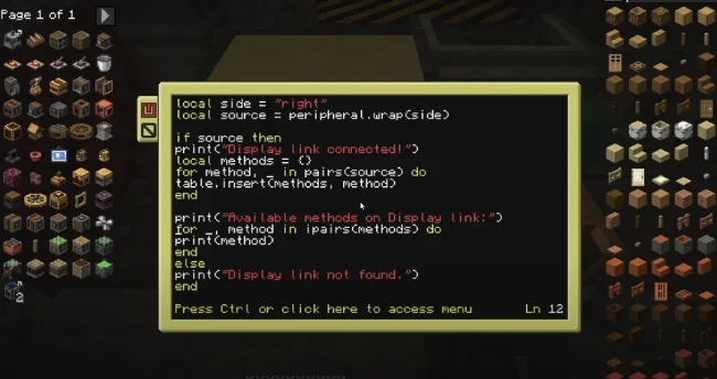 Процесс написания кода с модом C Bridge