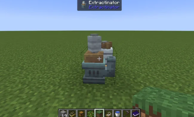 Новый блок из мода Extractinator