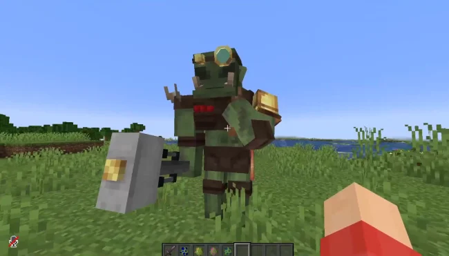 Огромный орк из мода The Orcs