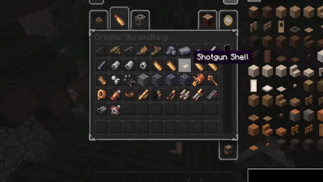 Все предметы из мода Create Gunsmithing