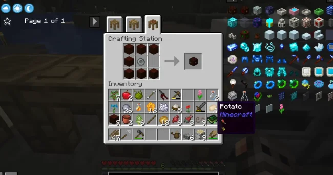 Крафт на блок из мода Verdant