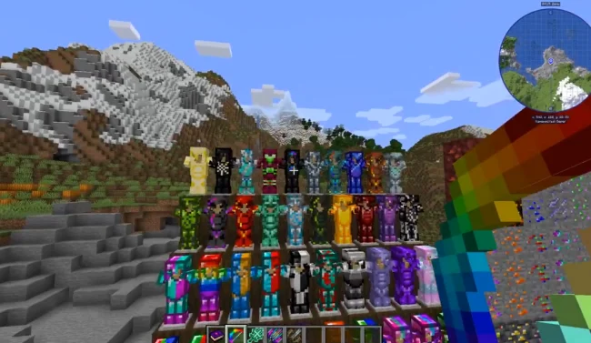 Новые виды брони из мода Crystalcraft Unlimited