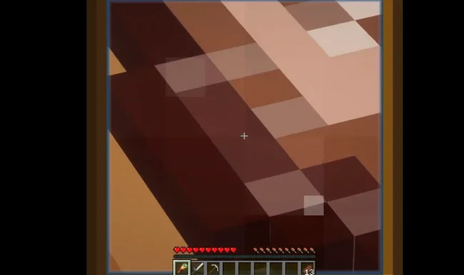 Процесс просмотра ископаемого из мода Collectors Caravan под микроскопом