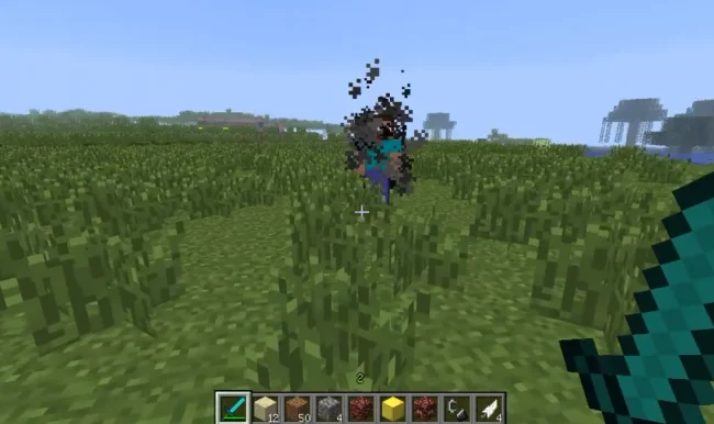 Процесс появление херобрина из мода True Herobrine