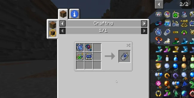 Крафт на предмет из мода Terra Curio