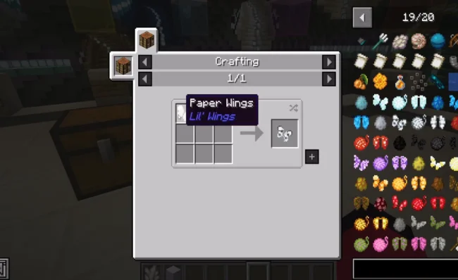 Крафт на крылья из мода Lil Wings