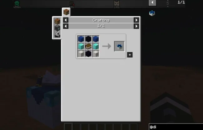 Крафт на блок из мода Disenchantment Edit Table