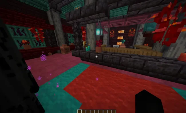 Комната здания из мода Nether Villager Trader