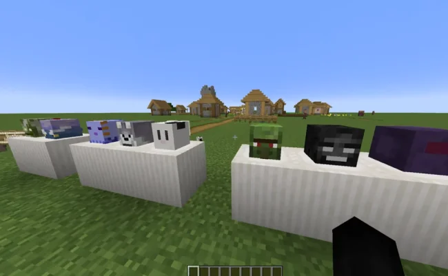 Головы мобов из мода DarkHeads