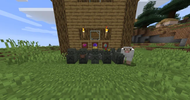 Мод на транспорт для Майнкрафт 1.18.2 (Paraglider with Double Stamina)