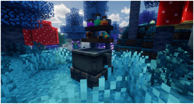 Мод на зелья для Майнкрафт 1.20.4 / 1.19.4 (Brewn Chew)