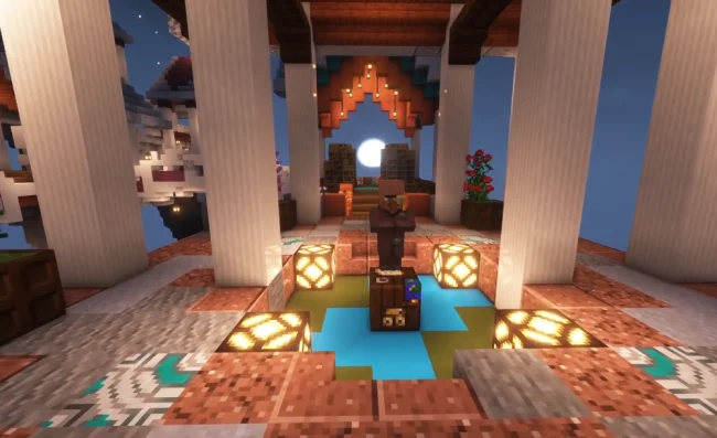 Интерьер в структуре из мода Sky Structures